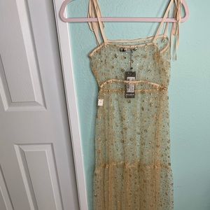 Sheer maxi dress